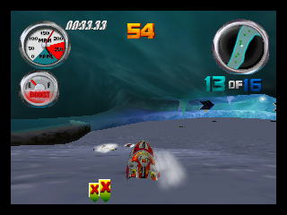 Hydro Thunder | Nintendo 64 | gameplay screenshot | Data by MobyGames.com
