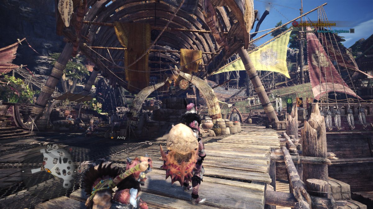 Monster Hunter: World | Xbox One | gameplay screenshot | region=North America | source-country= | zypher-v2 | moby-2ce8278a21a1 | Data by MobyGames.com
