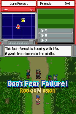 Pokémon Ranger | Nintendo DS | gameplay screenshot | region=North America | source-country= | zypher-v2 | moby-514bb0502ffc | Data by MobyGames.com