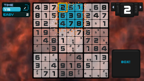Go! Sudoku | PSP | gameplay screenshot | region=North America | source-country= | zypher-v2 | moby-d979b3199d36 | Data by MobyGames.com