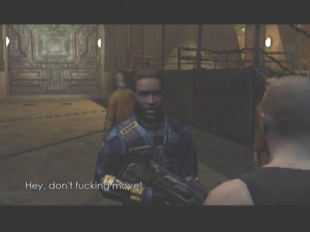 
The Chronicles of Riddick: Escape from Butcher Bay | Xbox | gameplay screenshot | Data by MobyGames.com