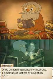 
Professor Layton and the Diabolical Box | Nintendo DS | gameplay screenshot | Data by MobyGames.com