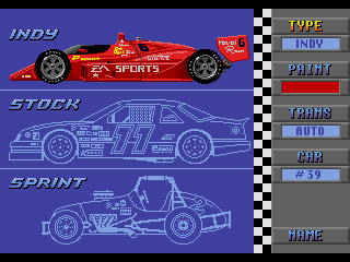
Mario Andretti Racing | Genesis | gameplay screenshot | Data by MobyGames.com