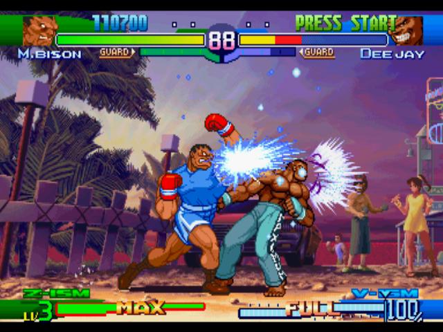 
Street Fighter Alpha 3 | PlayStation | gameplay screenshot | Data by MobyGames.com