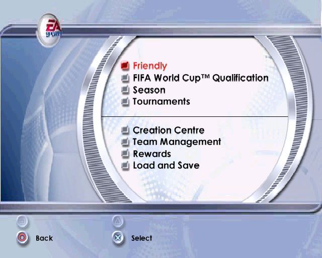 FIFA Soccer 2002: Major League Soccer | PlayStation 2 | gameplay screenshot | Region: North America | source-country= | Data by MobyGames.com