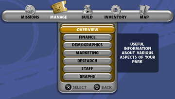 Thrillville | PSP | gameplay screenshot | region=North America | source-country= | zypher-v2 | moby-e11ca937aa93 | Data by MobyGames.com