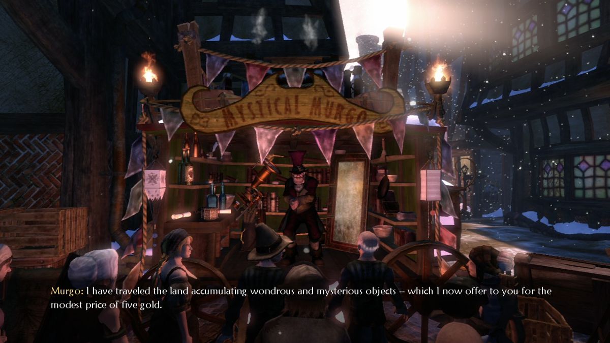 Fable II | Xbox 360 | gameplay screenshot | region=North America | source-country= | zypher-v2 | moby-4158fa002ad6 | Data by MobyGames.com