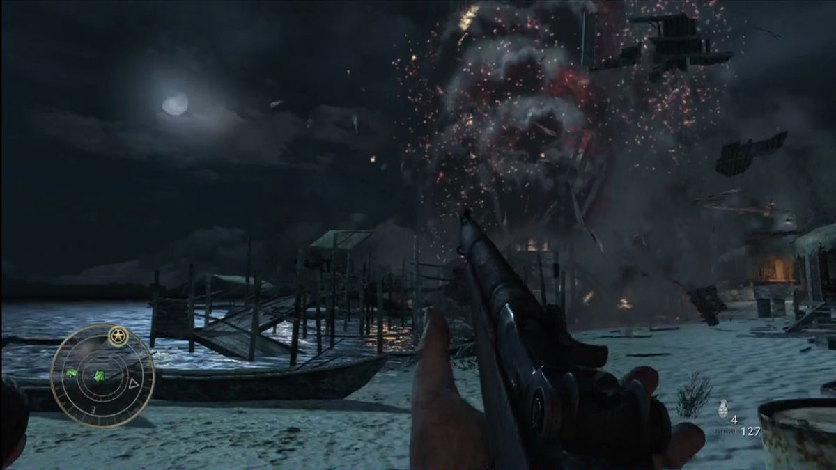 
Call of Duty: World at War | Xbox 360 | gameplay screenshot | Region: North America | source-country= | Data by MobyGames.com