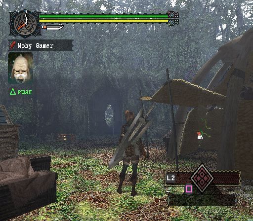 
Monster Hunter | PlayStation 2 | gameplay screenshot | Region: North America | source-country= | Data by MobyGames.com