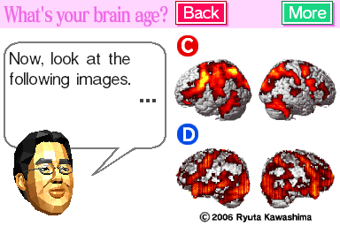 
Brain Age: Train Your Brain in Minutes a Day! | Nintendo DS | gameplay screenshot | Region: North America | source-country= | Data by MobyGames.com