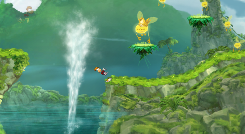 Rayman Origins | Wii | gameplay screenshot | region=North America | source-country= | zypher-v2 | moby-8568286d440e | Data by MobyGames.com