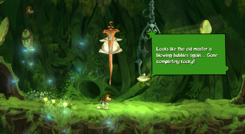 Rayman Origins | Wii | gameplay screenshot | region=North America | source-country= | zypher-v2 | moby-9fe32e404844 | Data by MobyGames.com