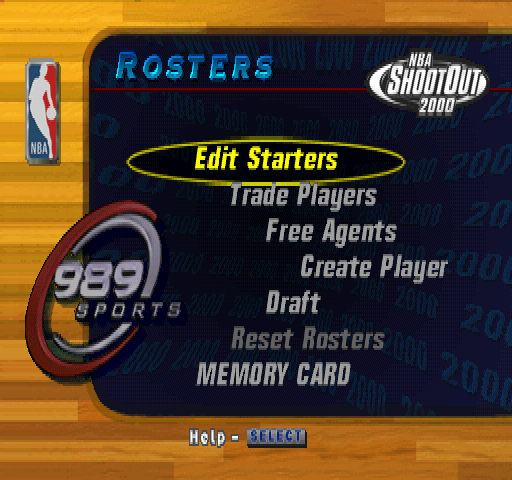 NBA ShootOut 2000 | PlayStation | gameplay screenshot | region=North America | source-country= | zypher-v2 | moby-cc0ec9d66181 | Data by MobyGames.com