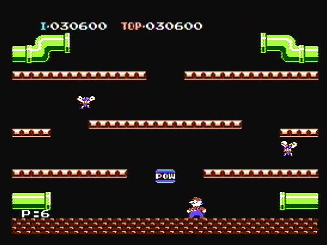 
Mario Bros. | NES | gameplay screenshot | Data by MobyGames.com