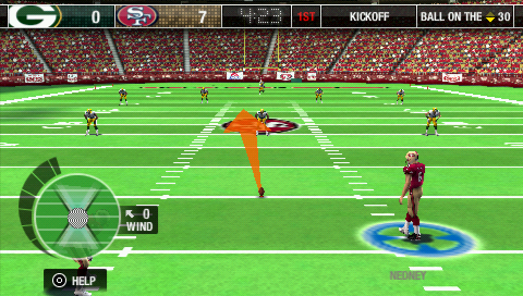 Madden NFL 09 | PSP | gameplay screenshot | region=North America | source-country= | zypher-v2 | moby-a5f7876f08e0 | Data by MobyGames.com