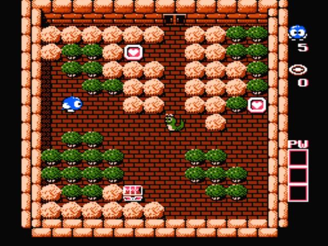 
Adventures of Lolo | NES | gameplay screenshot | Data by MobyGames.com