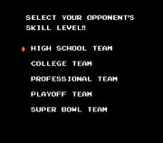 
10-Yard Fight | NES | gameplay screenshot | Data by MobyGames.com