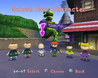 Rugrats in Paris: The Movie | PlayStation | gameplay screenshot | region=North America | source-country= | zypher-v2 | moby-80f387f6b93a | Data by MobyGames.com