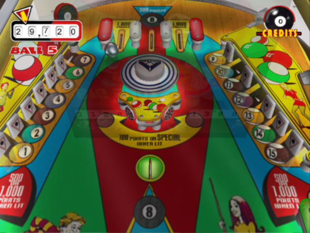 Pinball Hall of Fame: The Gottlieb Collection | PlayStation 2 | gameplay screenshot | region=North America | source-country= | zypher-v2 | moby-37ef14a20686 | Data by MobyGames.com