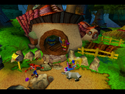 
Crash Bandicoot: Warped | PlayStation | gameplay screenshot | Data by MobyGames.com
