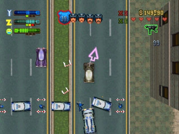 
Grand Theft Auto 2 | PlayStation | gameplay screenshot | Region: North America | source-country= | Data by MobyGames.com