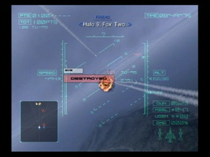 Ace Combat 04: Shattered Skies | PlayStation 2 | gameplay screenshot | region=North America | source-country= | zypher-v2 | moby-9b775858b3a3 | Data by MobyGames.com