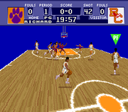 NCAA Basketball | SNES | gameplay screenshot | region=North America | source-country= | zypher-v2 | moby-2489a9d494ee | Data by MobyGames.com