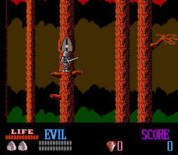 
Wizards & Warriors | NES | gameplay screenshot | Data by MobyGames.com