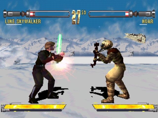 Star Wars: Masters of Teräs Käsi | PlayStation | gameplay screenshot | Data by MobyGames.com