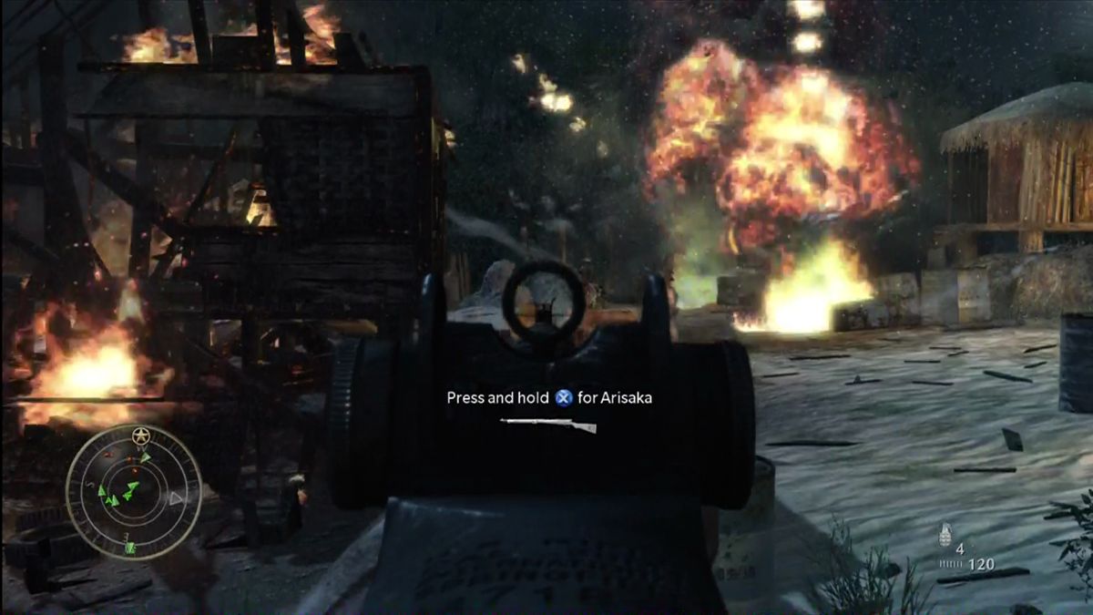 
Call of Duty: World at War | Xbox 360 | gameplay screenshot | Region: North America | source-country= | Data by MobyGames.com