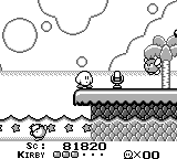 
Kirby's Dream Land | Game Boy | gameplay screenshot | Data by MobyGames.com