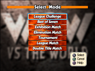 
WCW vs. the World | PlayStation | gameplay screenshot | Data by MobyGames.com