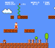 
Super Mario Bros | NES | gameplay screenshot | Data by MobyGames.com