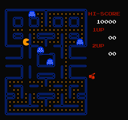 
Pac-Man | NES | gameplay screenshot | Data by MobyGames.com