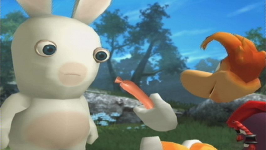 Rayman: Raving Rabbids | Wii | gameplay screenshot | region=North America | source-country= | zypher-v2 | moby-3acd12ee66f9 | Data by MobyGames.com