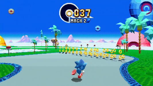 
Sonic Mania | PlayStation 4 | gameplay screenshot | Data by MobyGames.com