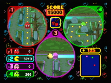 
Pac-Man Vs. | GameCube | gameplay screenshot | Data by MobyGames.com
