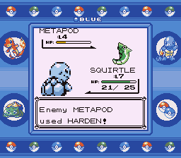 Pokémon Blue Version | Game Boy | gameplay screenshot | region=North America | source-country= | zypher-v2 | moby-37643793e077 | Data by MobyGames.com