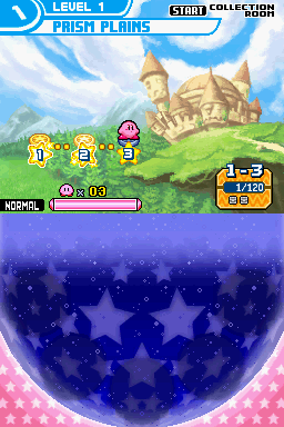 Kirby: Squeak Squad | Nintendo DS | gameplay screenshot | region=North America | source-country= | zypher-v2 | moby-f7c8b33376bf | Data by MobyGames.com