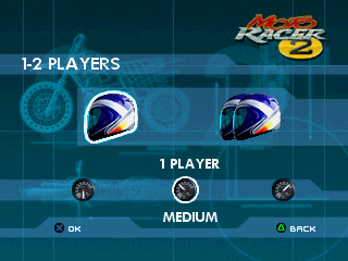 
Moto Racer 2 | PlayStation | gameplay screenshot | Region: North America | source-country= | Data by MobyGames.com