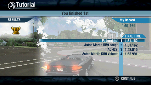 Test Drive Unlimited | PSP | gameplay screenshot | region=North America | source-country= | zypher-v2 | moby-101340c27f8e | Data by MobyGames.com