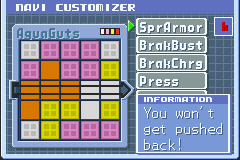 Mega Man Battle Network 3: White Version | Game Boy Advance | gameplay screenshot | region=North America | source-country= | zypher-v2 | moby-9656cfa8a5a1 | Data by MobyGames.com