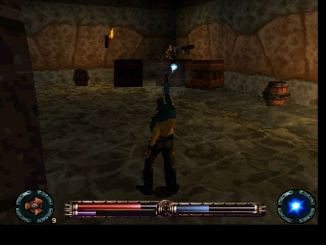
O.D.T.: Escape... or Die Trying | PlayStation | gameplay screenshot | Region: North America | source-country= | Data by MobyGames.com