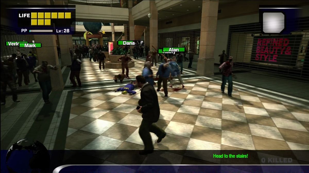 
Dead Rising | Xbox 360 | gameplay screenshot | Region: North America | source-country= | Data by MobyGames.com