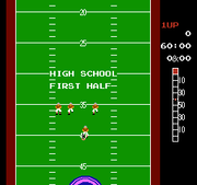 
10-Yard Fight | NES | gameplay screenshot | Data by MobyGames.com