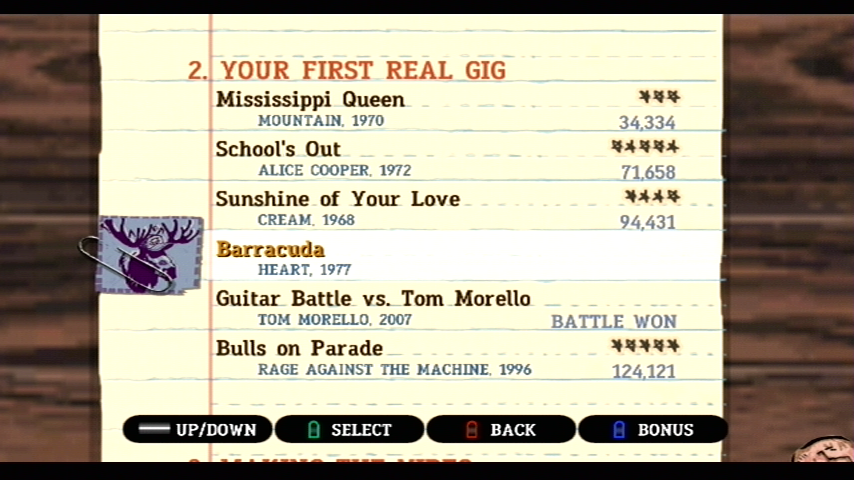 
Guitar Hero III: Legends of Rock | Wii | gameplay screenshot | Data by MobyGames.com