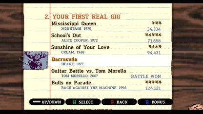 
Guitar Hero III: Legends of Rock | Wii | gameplay screenshot | Data by MobyGames.com