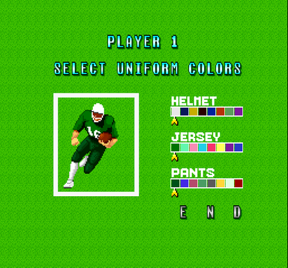 Super Play Action Football | SNES | gameplay screenshot | region=North America | source-country= | zypher-v2 | moby-d91d728cd694 | Data by MobyGames.com