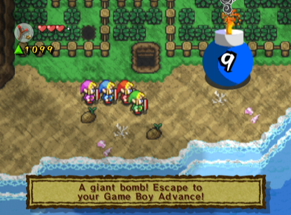 The Legend of Zelda: Four Swords Adventures | GameCube | gameplay screenshot | region=North America | source-country= | zypher-v2 | moby-480d0e0e8a96 | Data by MobyGames.com