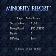 Minority Report: Everybody Runs | PlayStation 2 | gameplay screenshot | region=North America | source-country= | zypher-v2 | moby-ea7dc0d041d0 | Data by MobyGames.com